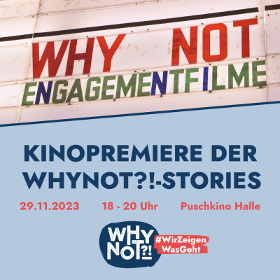Film Still aus - WhyNOT?!-Stories 2023: Jugendengagement im Rampenlicht