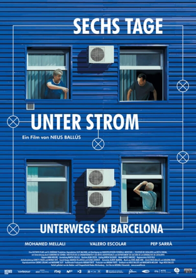 Film Poster Plakat Sechs Tage unter Strom - Unterwegs in Barcelona